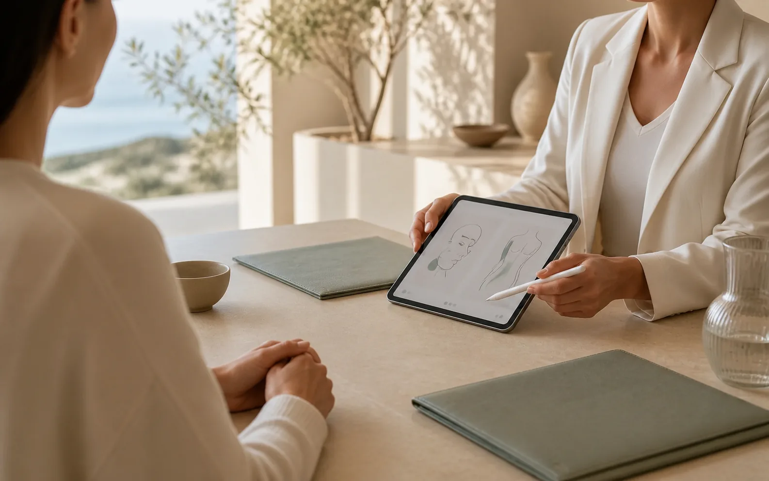 Cosmetic Surgery illustrative consultation scene