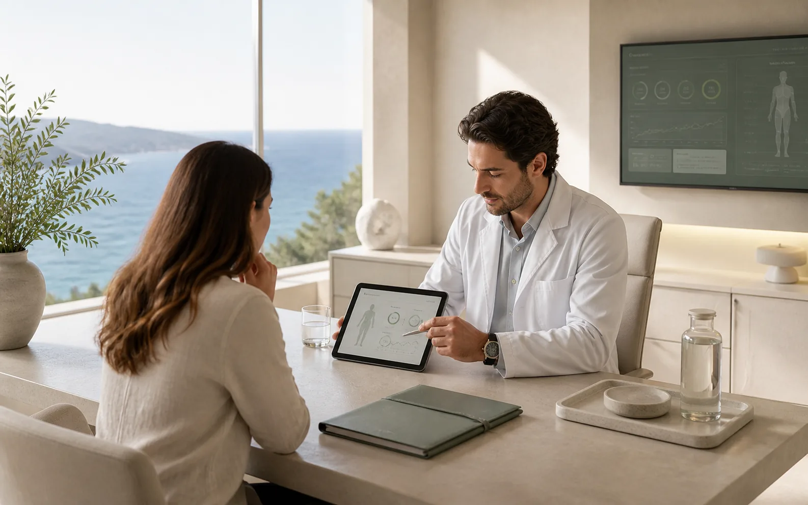 Health Checkups illustrative consultation scene