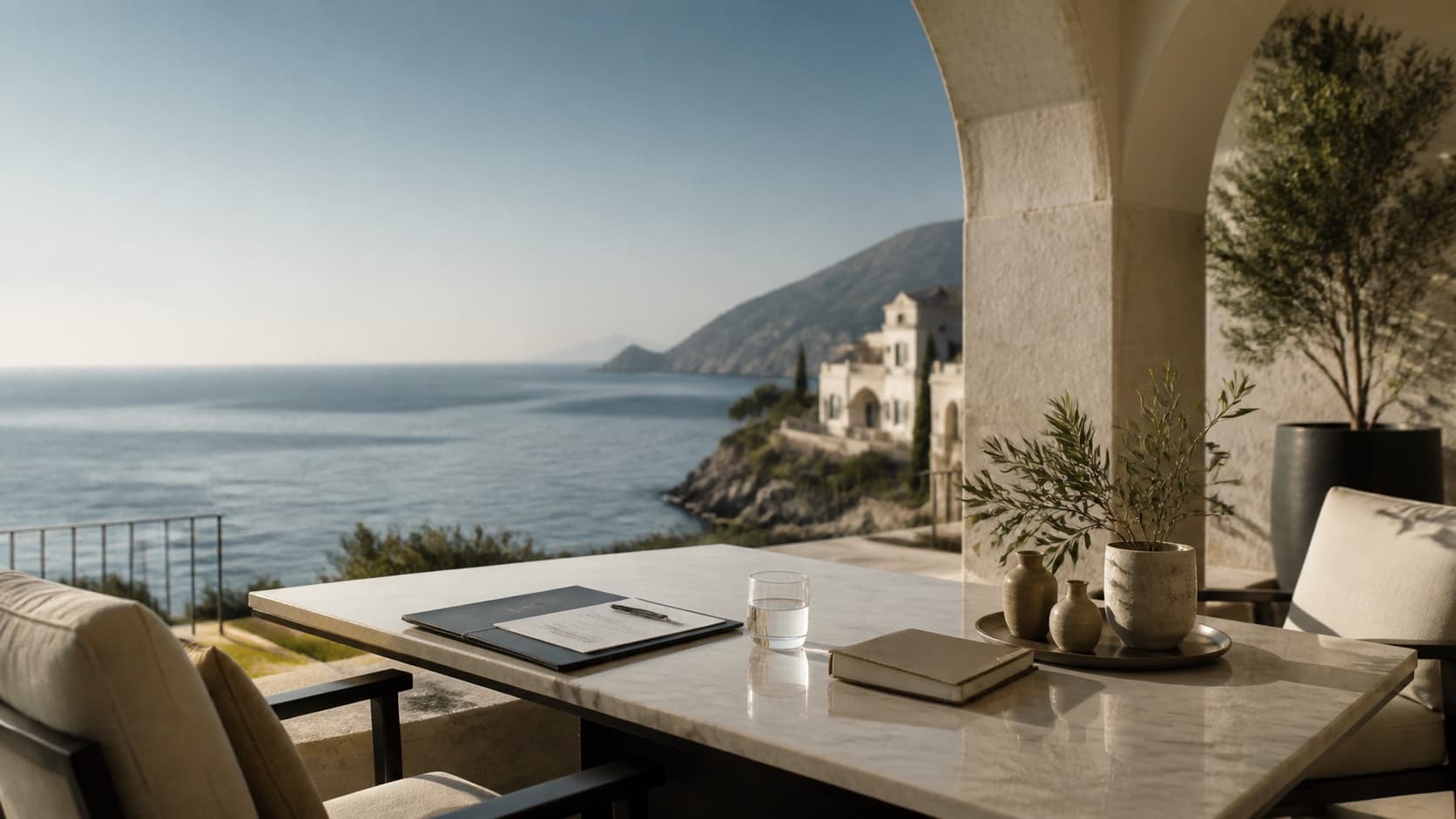 A calm Mediterranean consultation setting for stayon.health care coordination